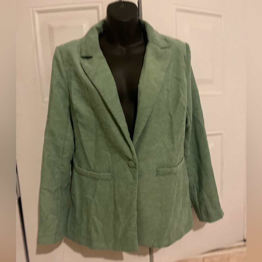 SHEIN blazer size M forest green
